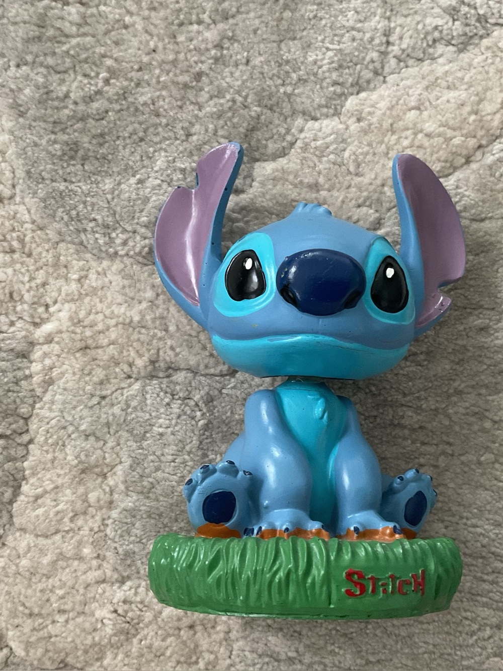 Disney Stitch Blue Collectible Kids Toy Figurine bobble head